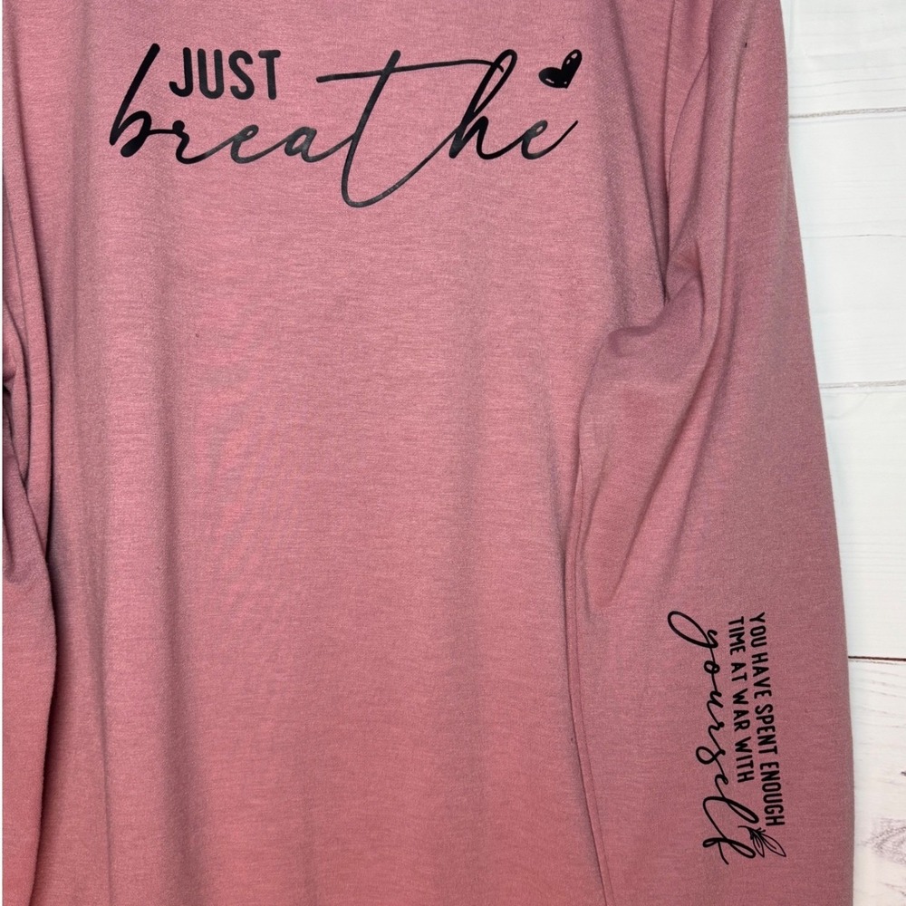 Mauve Inspiration Quoted Long Sleeve / Sku0093 - Picture 6 of 8